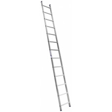 Scara din aluminiu, cu o singura sectiune, de sprijin, 13 trepte (4 m), Bauwelt