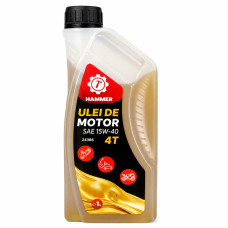 Ulei de motor 4T, semisintetic 1 L, (12buc/cut), Hammer