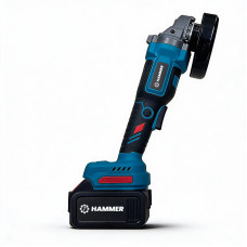 Polizor unghiular 21V, Li-Ion, 125mm, cu 1 acumulator de 4,0Ah..