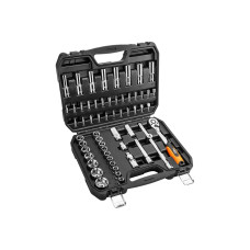 Set de chei tubulare 1/2, 58 de piese, Cr-V, NEO TOOLS 08-663