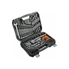 Set de scule 1/2, 1/4, 77 piese, CrV, NEO TOOLS 08‑915