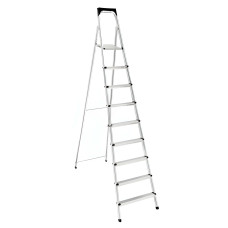 Scara plianta 9+1 trepte, profil patrat, 62×176×275 cm