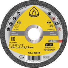 Disc de debitare A 346 Extra pentru metal universal, 230×1,9×22,23 mm Klingspor