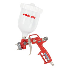 Pistol de vopsit pneumatic cu rezervor superior din plastic 0,6 l 4 bar PROLINE