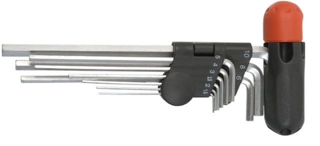 Chei hex lungi cu carcasa 1.5-10mm set-9buc Topex 35D962