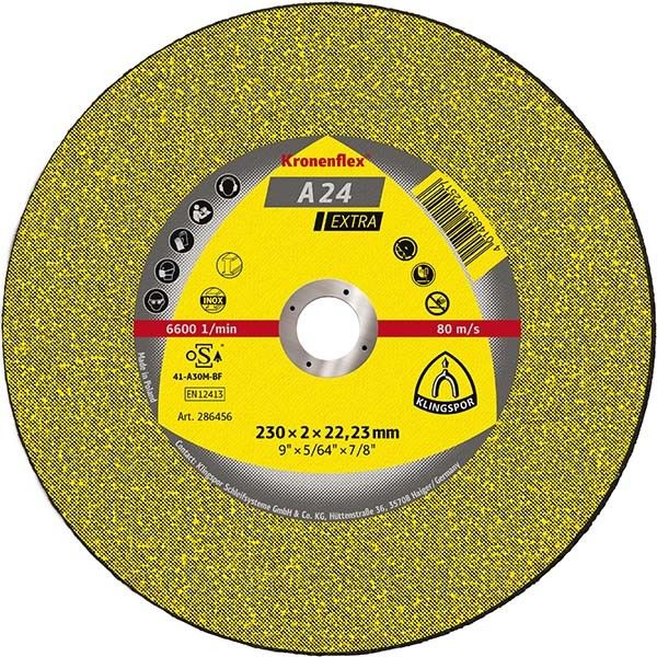 Диск отрезной по металлу EXTRA A24 125x2.5x22mm Klingspor