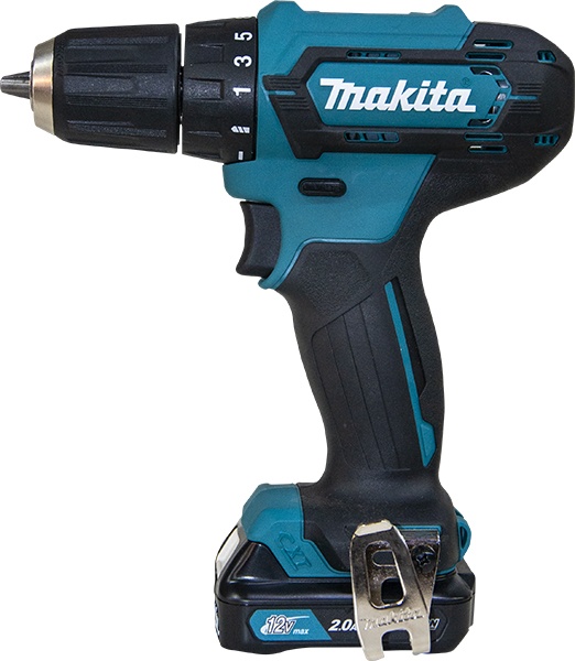 Аккумуляторная дрель-шуруповерт 12 В, 2.0 Ач Makita 
