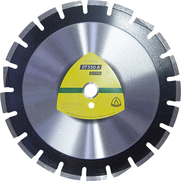 Диск алмаз.отрез.сегмент асфальт-камень EXTRA DT350A 350x3.2x25.4mm Klingspor