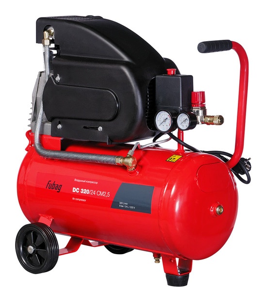 Компрессор воздушный 1.8kW 24 l FUBAG DC320/24 CM2.5
