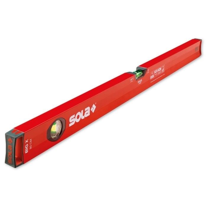 Nivela din profil-X aluminiu 40cm 2 capsule magnit BigX 40 Sola