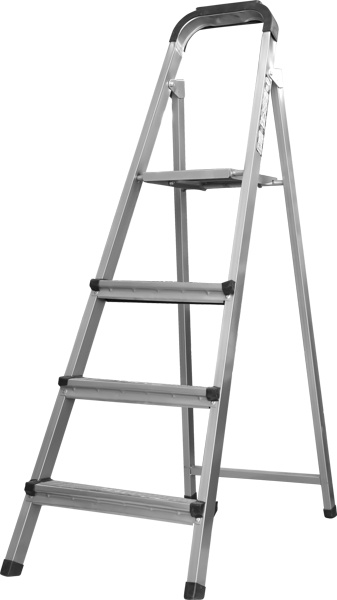 Scari pliante 3+1 trepte(profil patrat)43x86x140cm