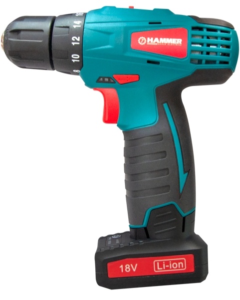 Masina de gaurit si insurubat cu acumulator 18V, Hammer
