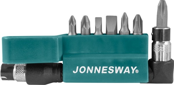 Компллект вставок-бит 1/4".SL4,7.PH1,2,3.PZ1,2.Г-образ.8 пред.Jonnesway
