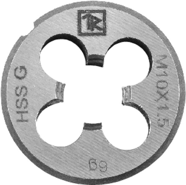 Плашка D-DRIVE М10х1.5.HSS.Ф25х9mm.Thorvik