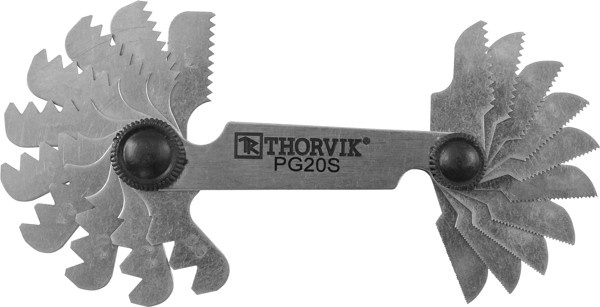 Набор резьбовых шаблонов 20 предметов Thorvik