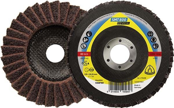 Диск лепес.шлиф.(чашка)SPECIAL SMT800 P80 125x22mm Klingspor