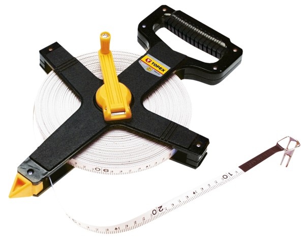 Banda de masurare din fibra de sticla 50m x 13mm Topex 28C550
