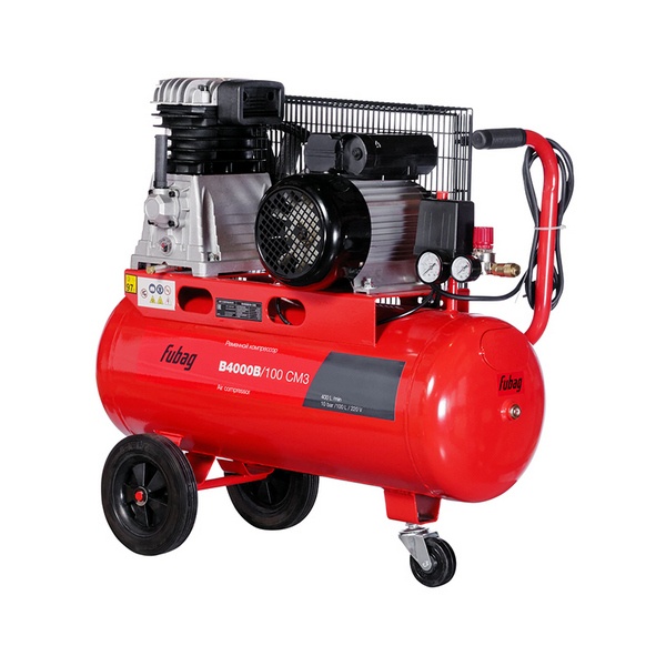 Компрессор воздушный 2.2kW 100l FUBAG B4000B/100 CM3