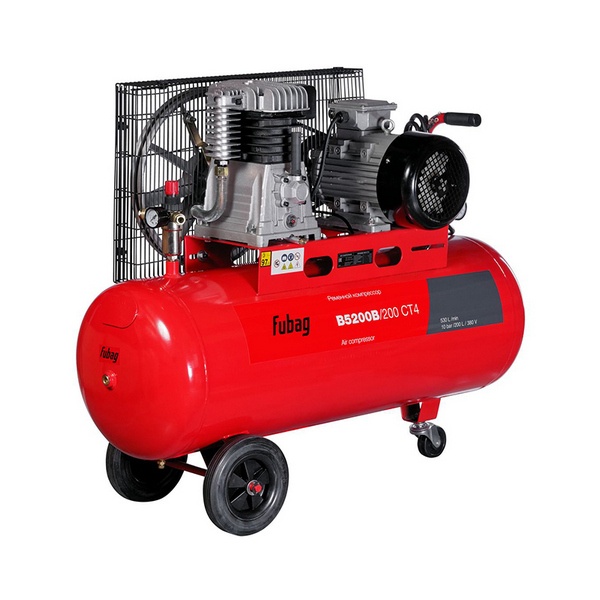 Компрессор воздушный 3.0kW 200l FUBAG B5200B/200CT4
