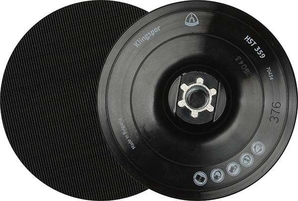 Диск резин.с бархатом с липучкой HST359 M14 125x22mm Klingspor