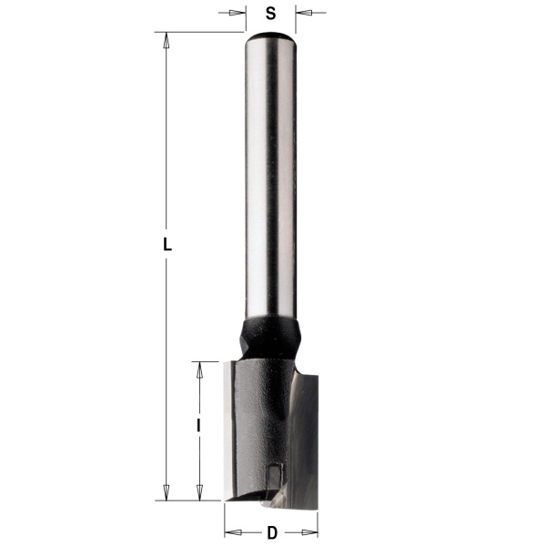 Freza cu fanta cu dinte plonjat S-8 mm, (D)x14 (I)x40 (L)x90 mm, (Z)2+1 CMT 174.141.11