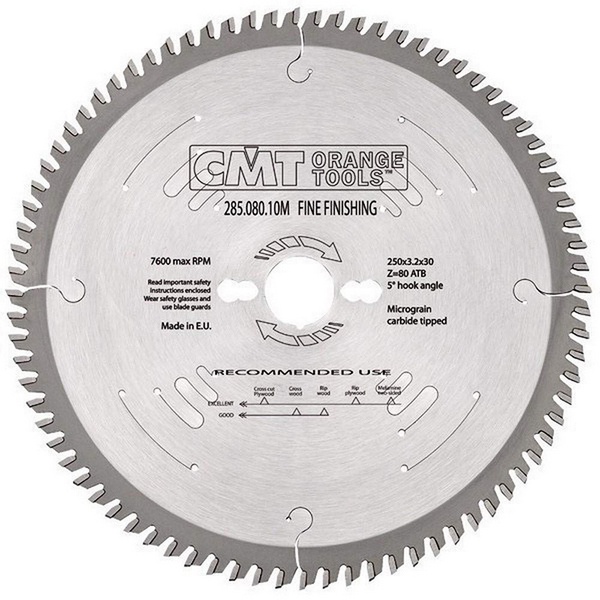 Пильный диск 250x30mm 60z CMT