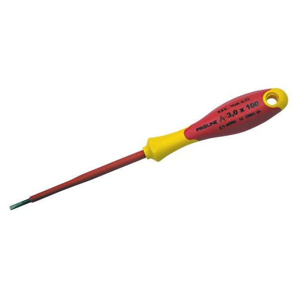 Отвертка крестовая электротехническая PH0x60mm 1000V Mega 10592