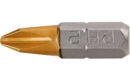Биты для шуруповерта HEX5x25mm(2шт)Graphite