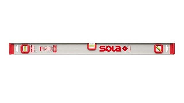 Nivela din profil-X aluminiu 60cm argintiu 3 capsule I 5 60 Sola