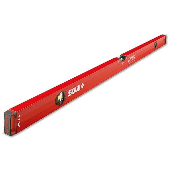 Nivela din profil-X aluminiu 100cm 3 capsule magnit BigX 3 100 Sola
