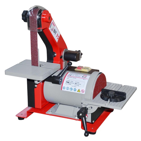 Masina de slefuit cu banda si disc 250W Holzmann