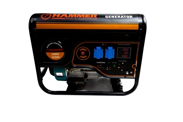 Генератор бензиновый 3.0kW Hammer G3000