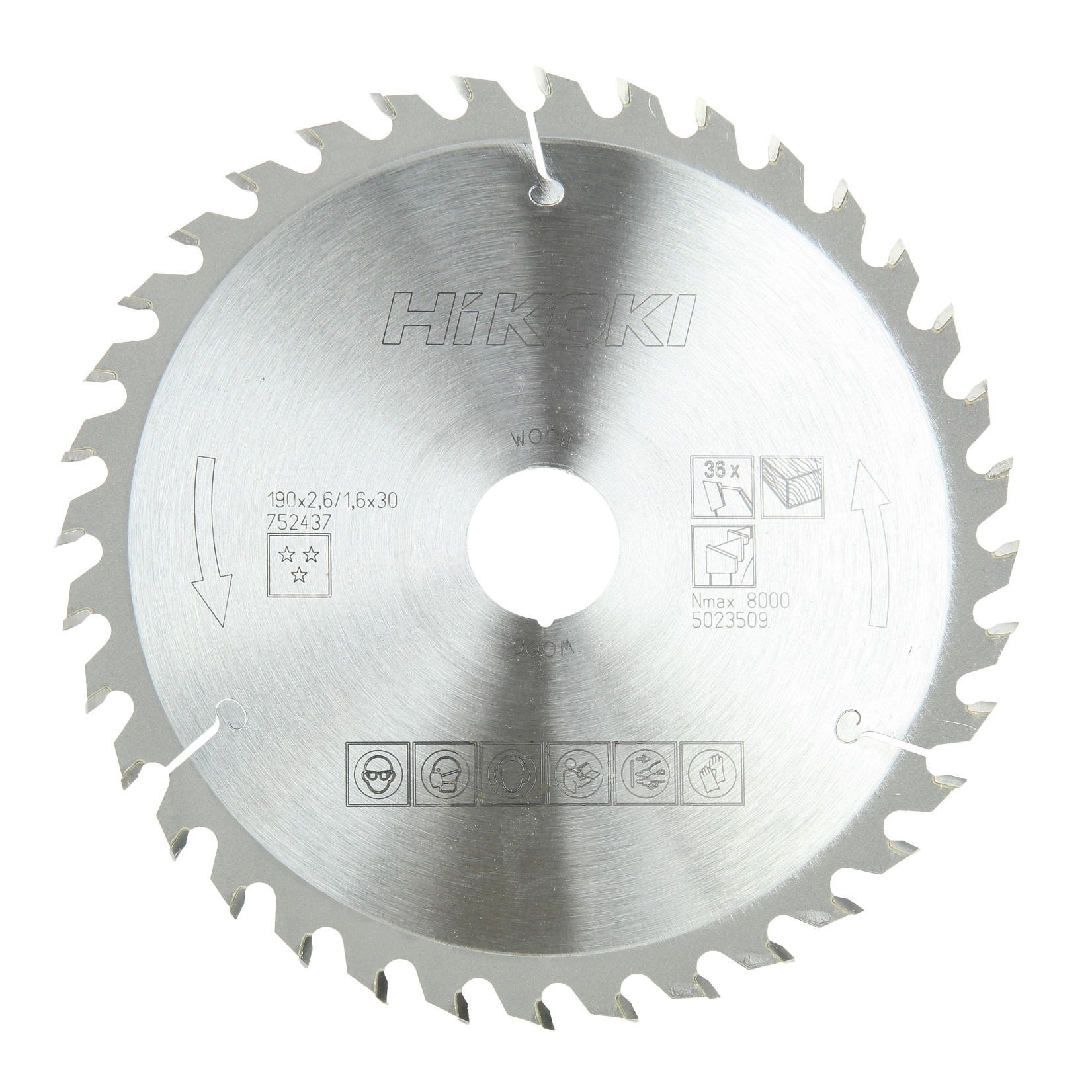 Пильный диск 190x30mm 48z Hikoki