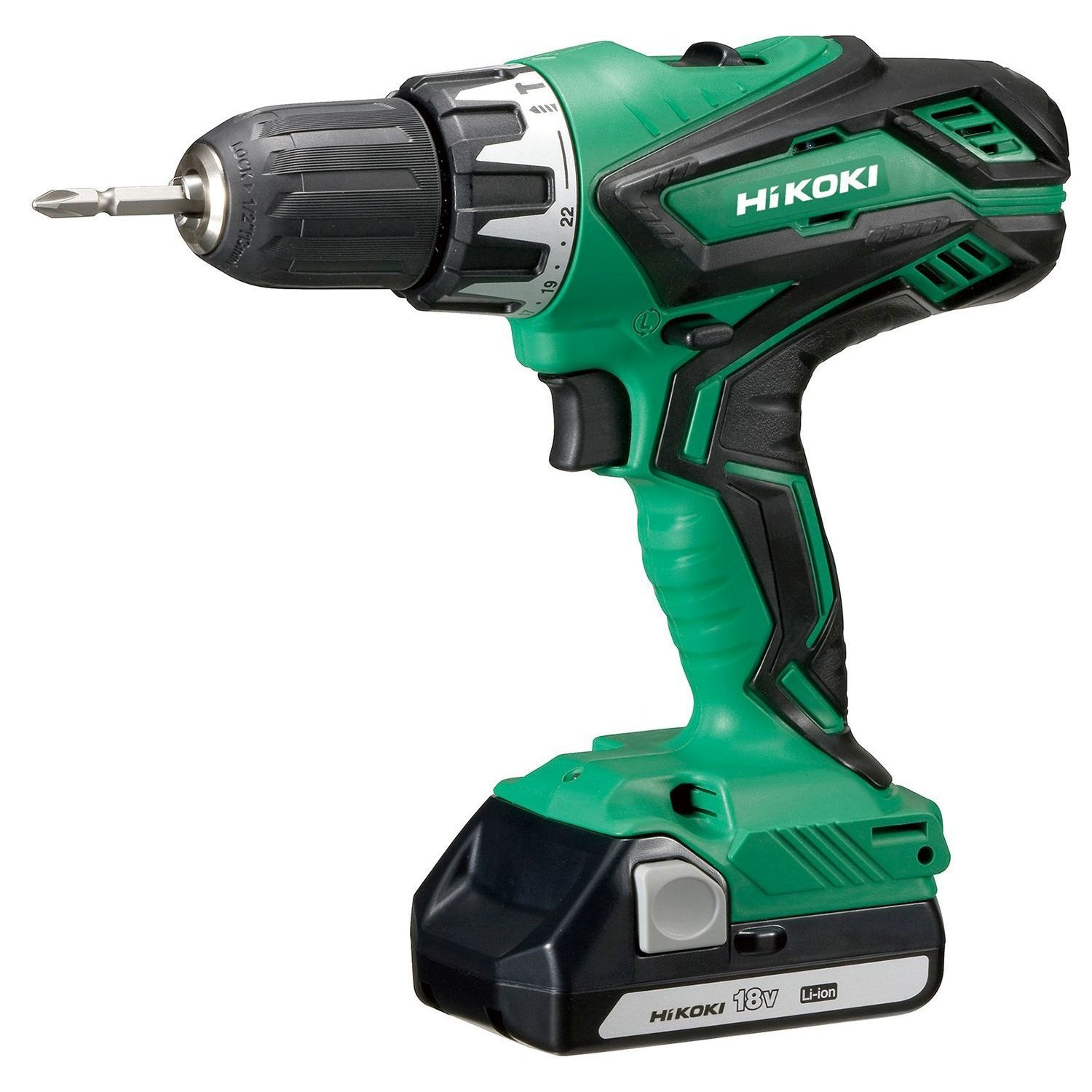 Masina de gaurit si insurubat cu acumulator 18 V, 1.5 Ah Hikoki 