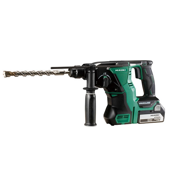 Перфоратор SDS-PLUS, 2.2 Дж, с 2 аккумуляторами 18 В 5.0 Ач Hikoki