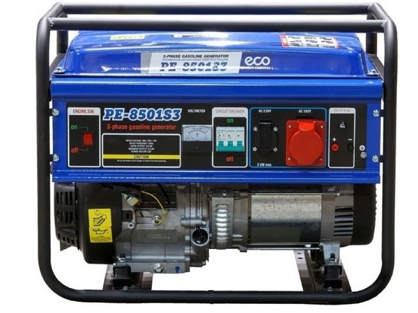 Генератор-бензo 6.5kW 230-400V ECO