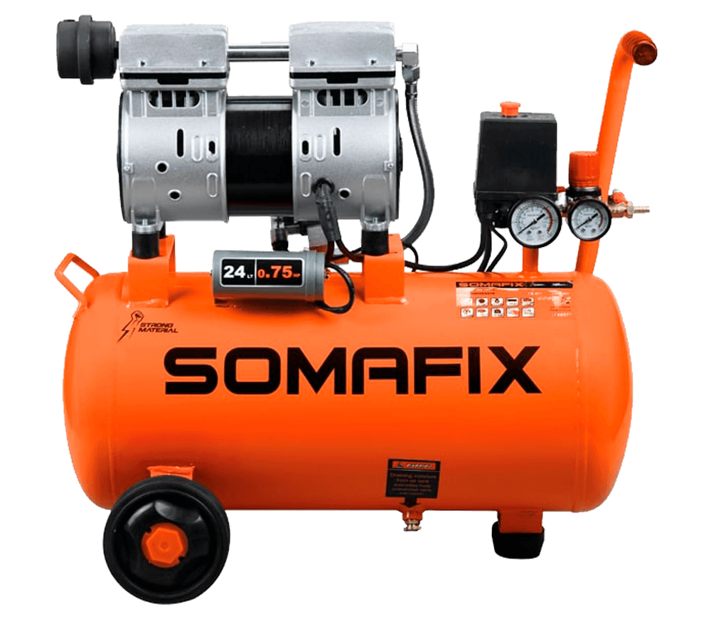 Compresor fara ulei 0.6kW 24l SomaFix SFX8577