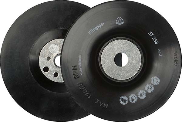 Диск резин.гладкий ST358 M14 235x22mm Klingspor